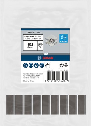 EAN 3165140947213 - Bosch 2 608 601 752 broca Broca para taladrar hormigón y otros materiales duros 9 pieza(s) imagen 2