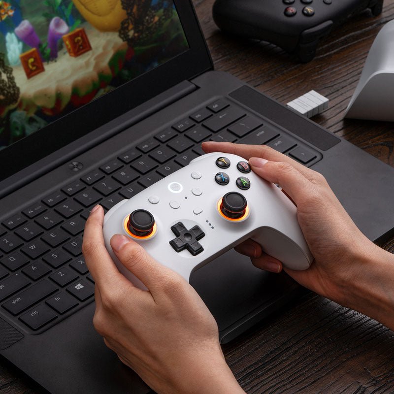 EAN 6922621507048 - 8Bitdo Ultimate 2 Wireless Blanco Bluetooth/RF/USB Gamepad Analógico/Digital Android, MAC, PC imagen 14