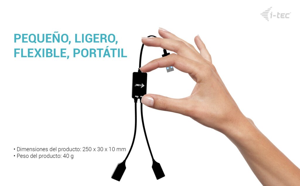 I-Tec Usb-A Cable Hub 2 Port 2x Usb-A 3.2 Gen 1