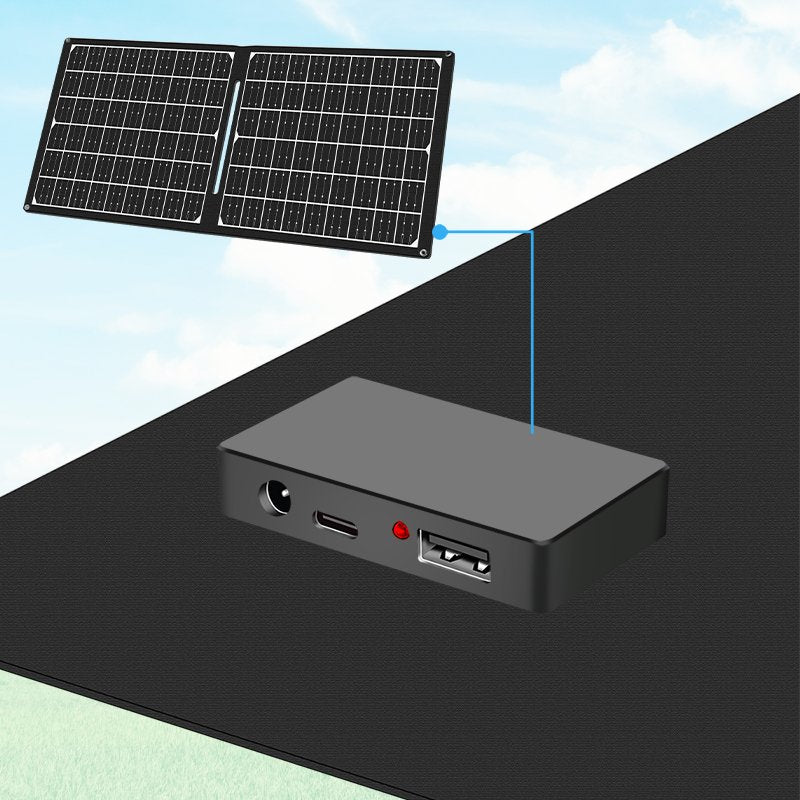 Panel Solar Plegable, 1x Usb-C, 1x Usb-A, Salida Corriente Continua Dc, 30 W Logilink Logilink