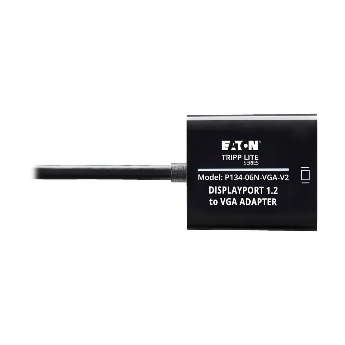 Tripp Lite P134-06n-Vga-V2 Adaptador De Cable De Vídeo 0,15 M Displayport Vga [Hd15] Negro (15.24cm Displayport1.2 Vga Act)