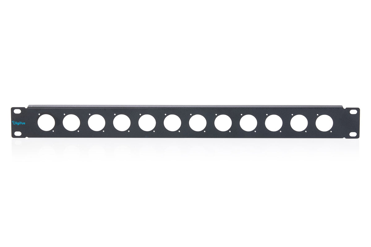EAN 4016032510628 - Digitus 1U rack panel for 12 x D-Type modules Panel de conectores imagen 3