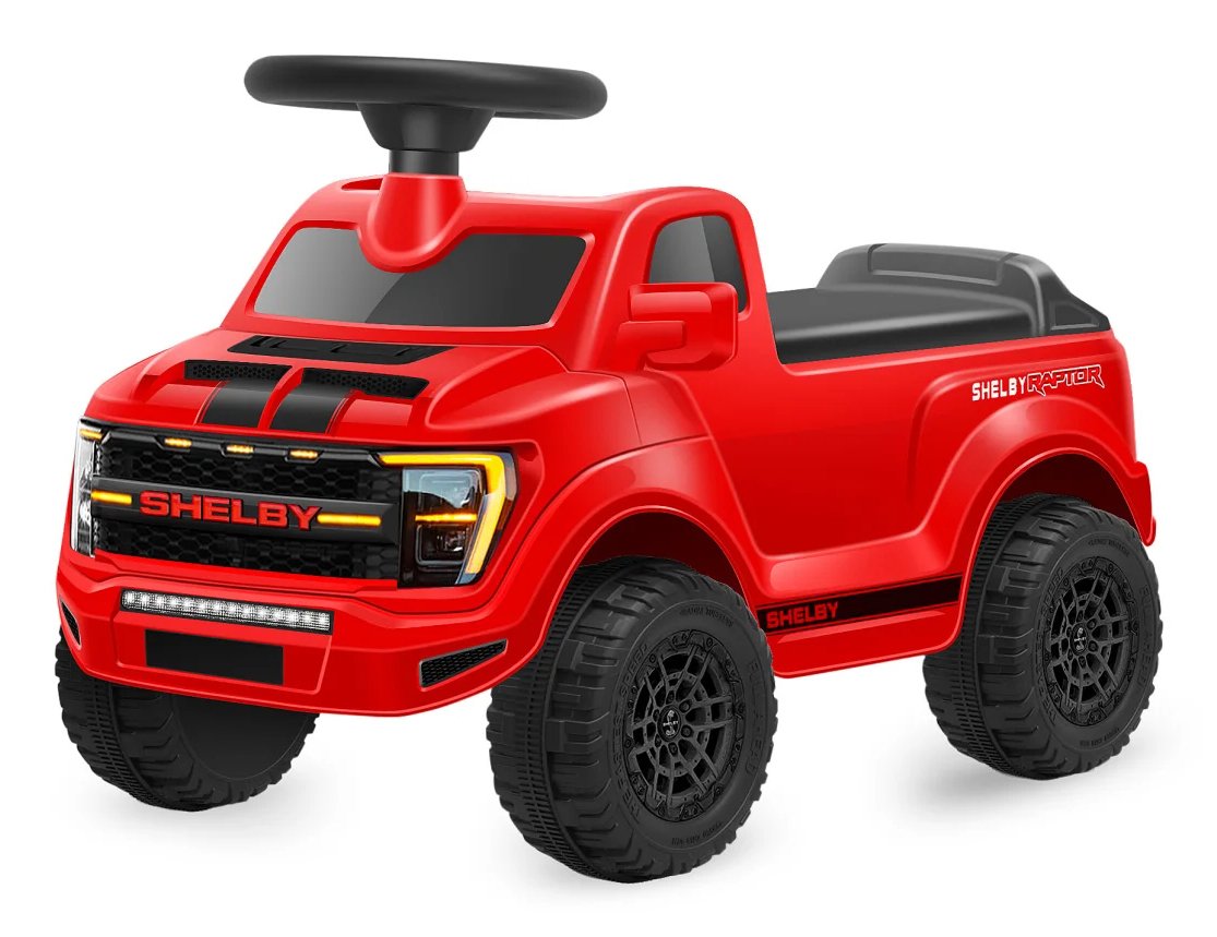 Jamara Rutscher Shelby Ford F-150 Raptor Con Anhänger Rot