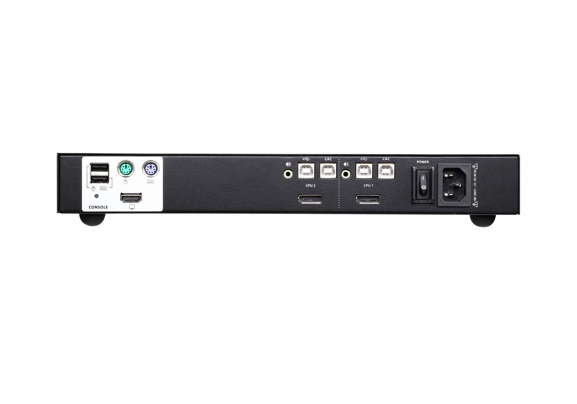 Switch Kvm Seguro Displayport Usb De 2 Puertos (Compatible Con Pss Pp V3.0)