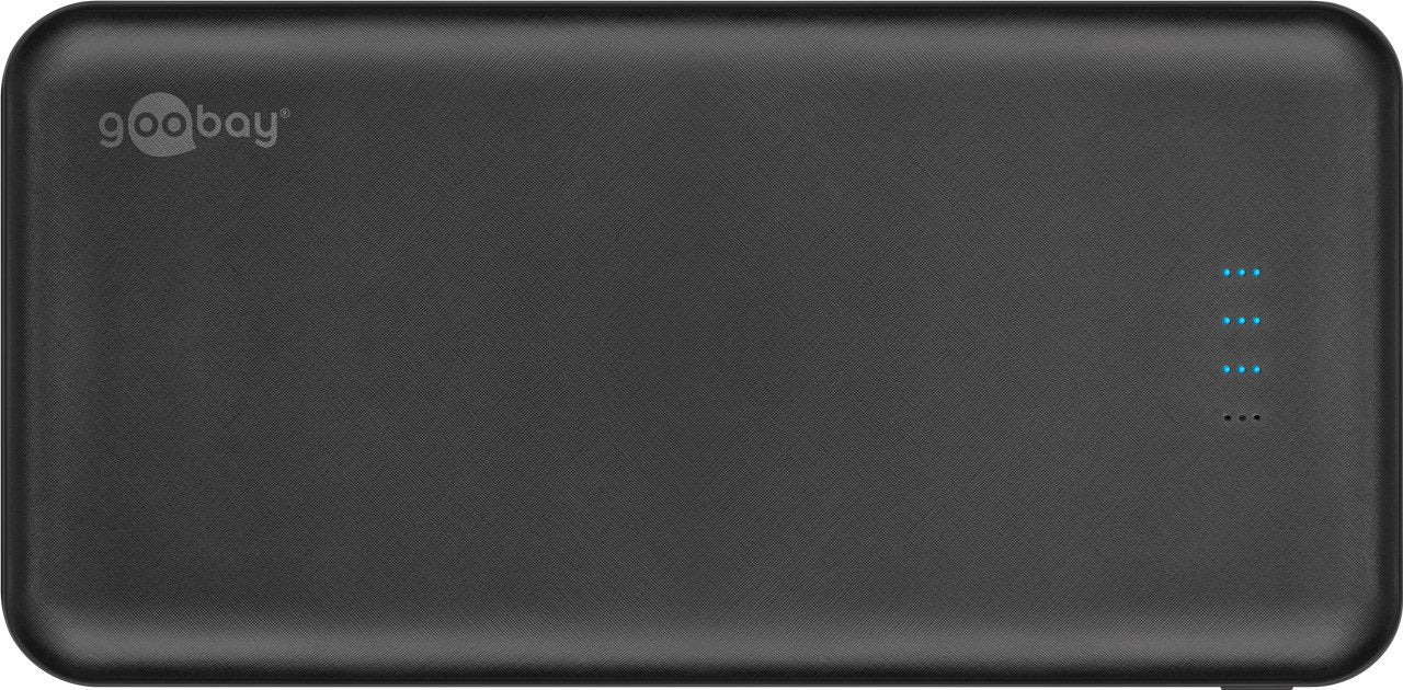 Power-Bank  Goobay Slimline  10.000mah Black