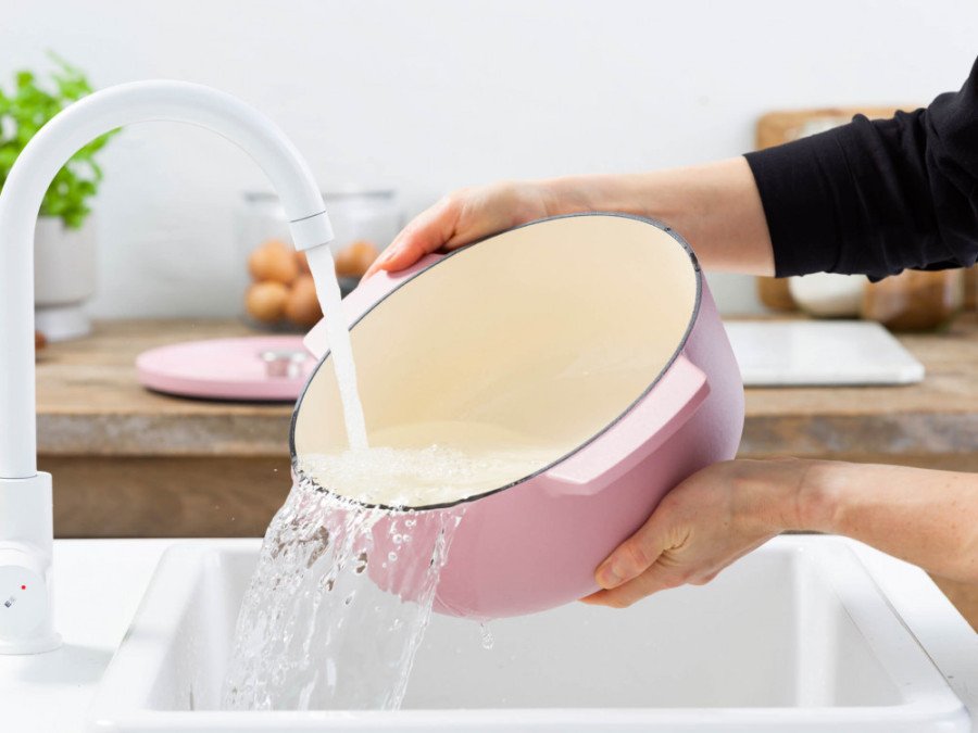 Kitchenaid Bräter Mit Deckel Gusseisen 26cm, Rosa