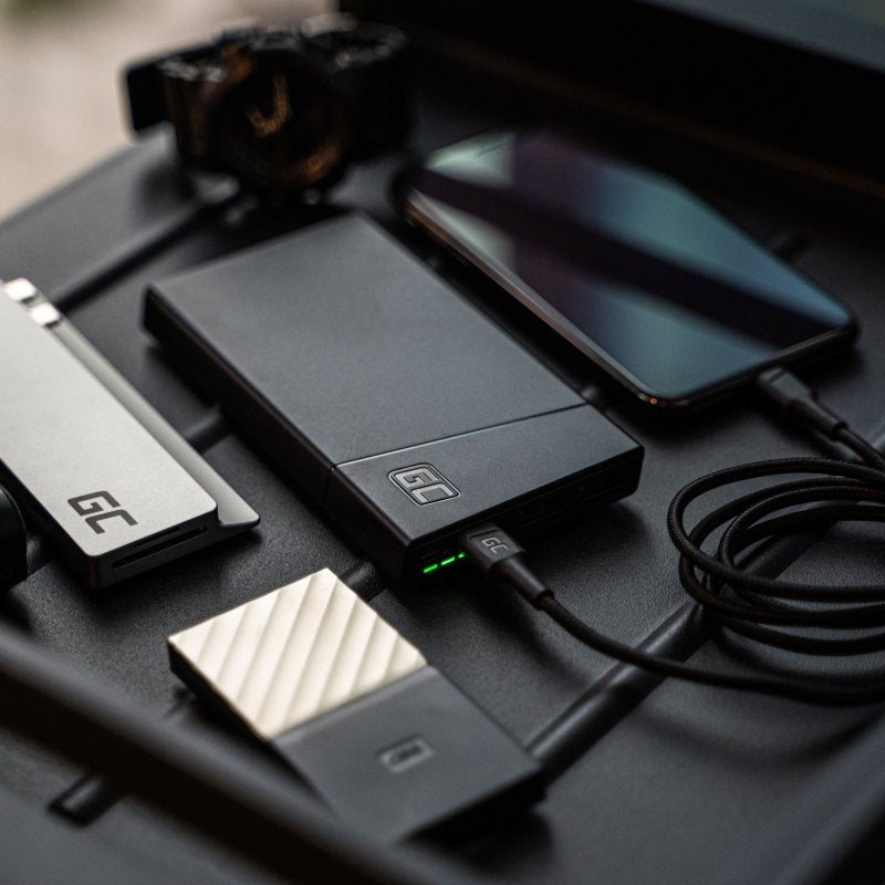Power Bank Green Cell Powerplay10 10000mah Usb-C 18w Pd And 2x Usb-A Gc Ultra Charge