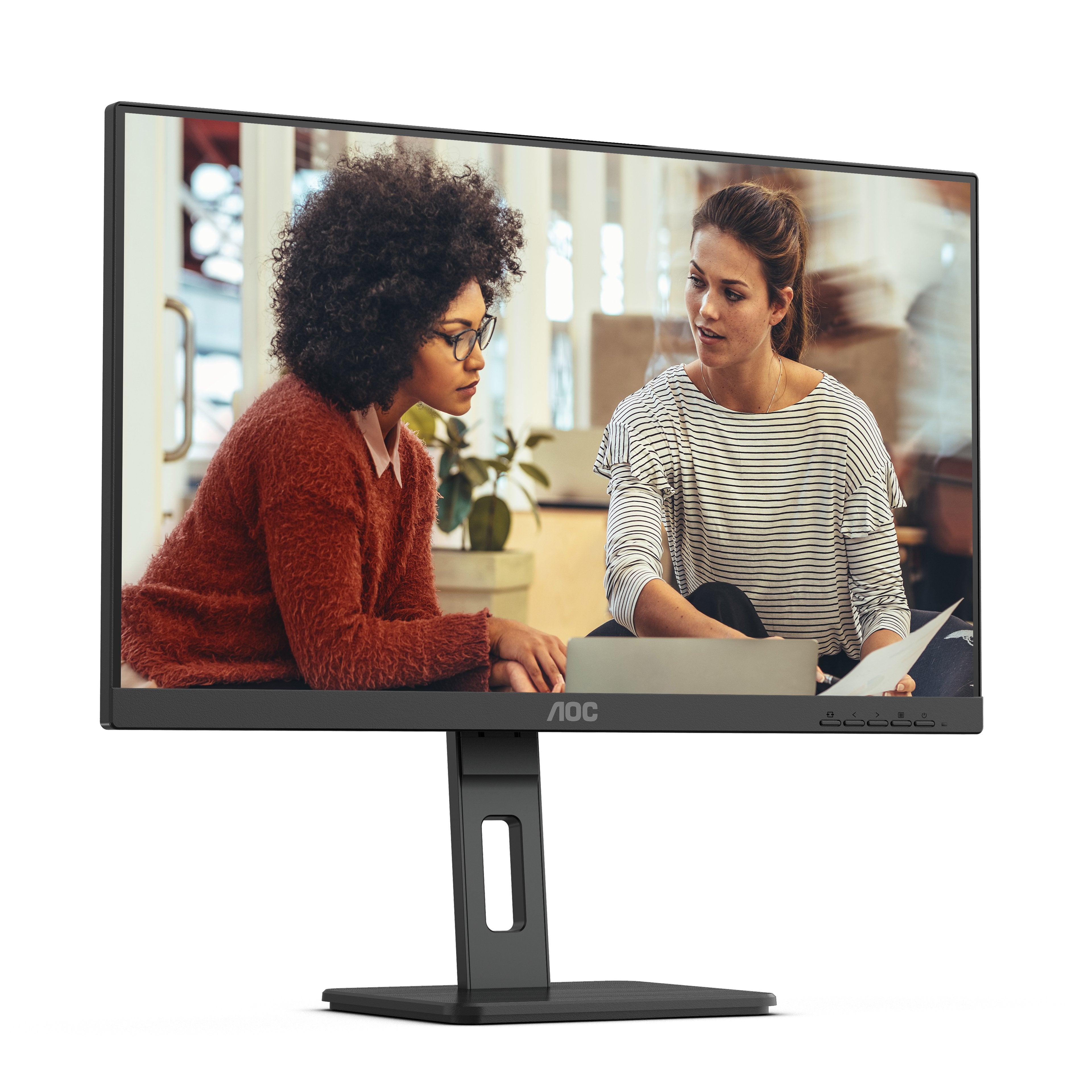 Monitor Aoc Essential-Line Q27e3umf Led 27 Qhd @ 75 Hz 4ms - Hdmi, Displayport - Speakers - Black