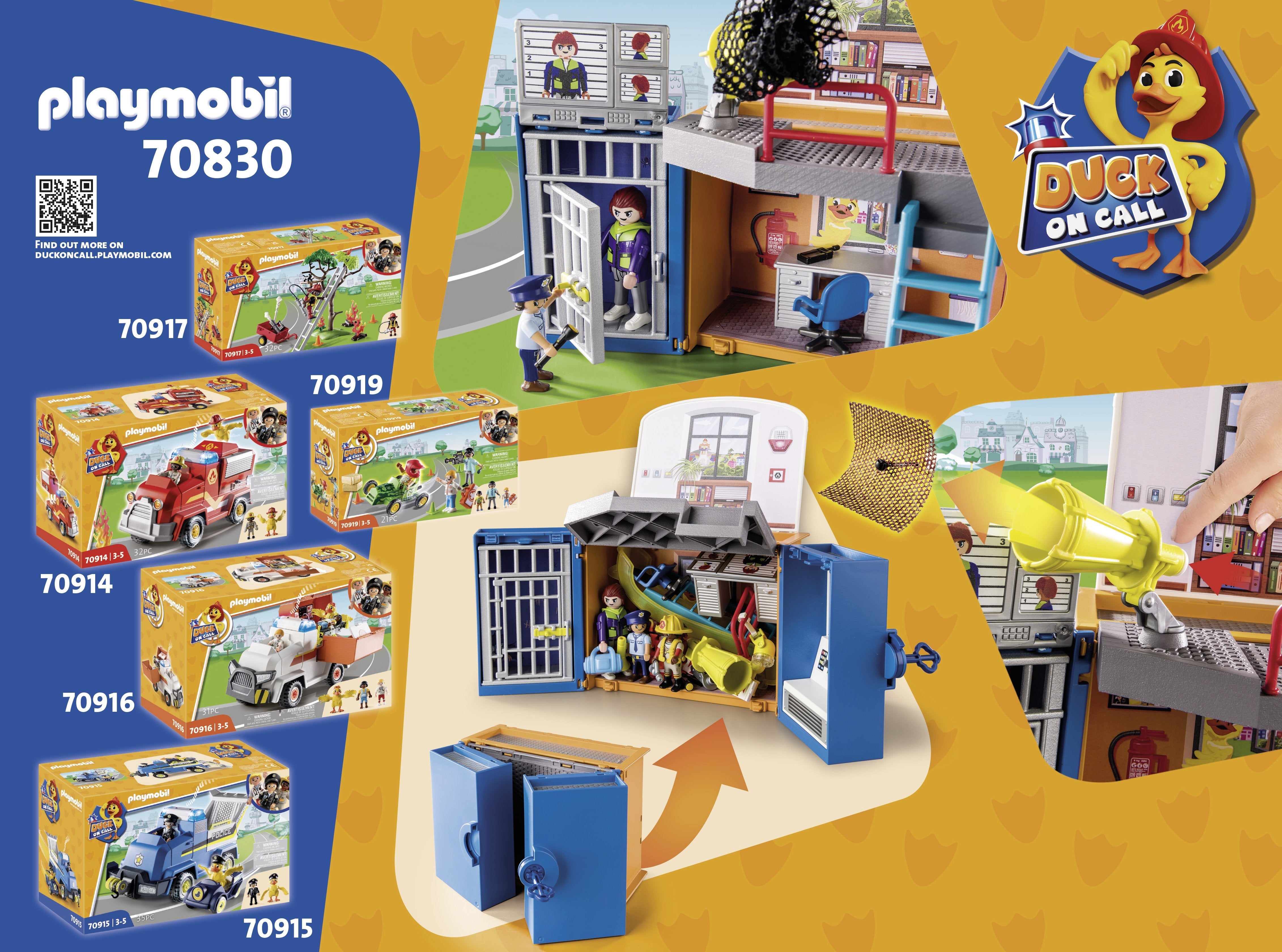 Playmobil 70830 Duck On Call Centro De Operaciones Moviles