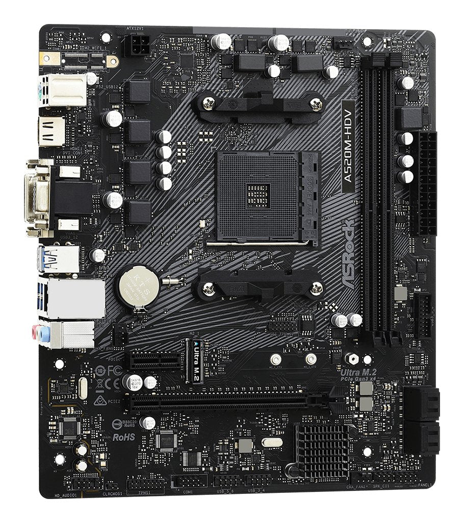 EAN 4710483932267 - Asrock A520M-HDV Zócalo AM4 micro ATX imagen 4