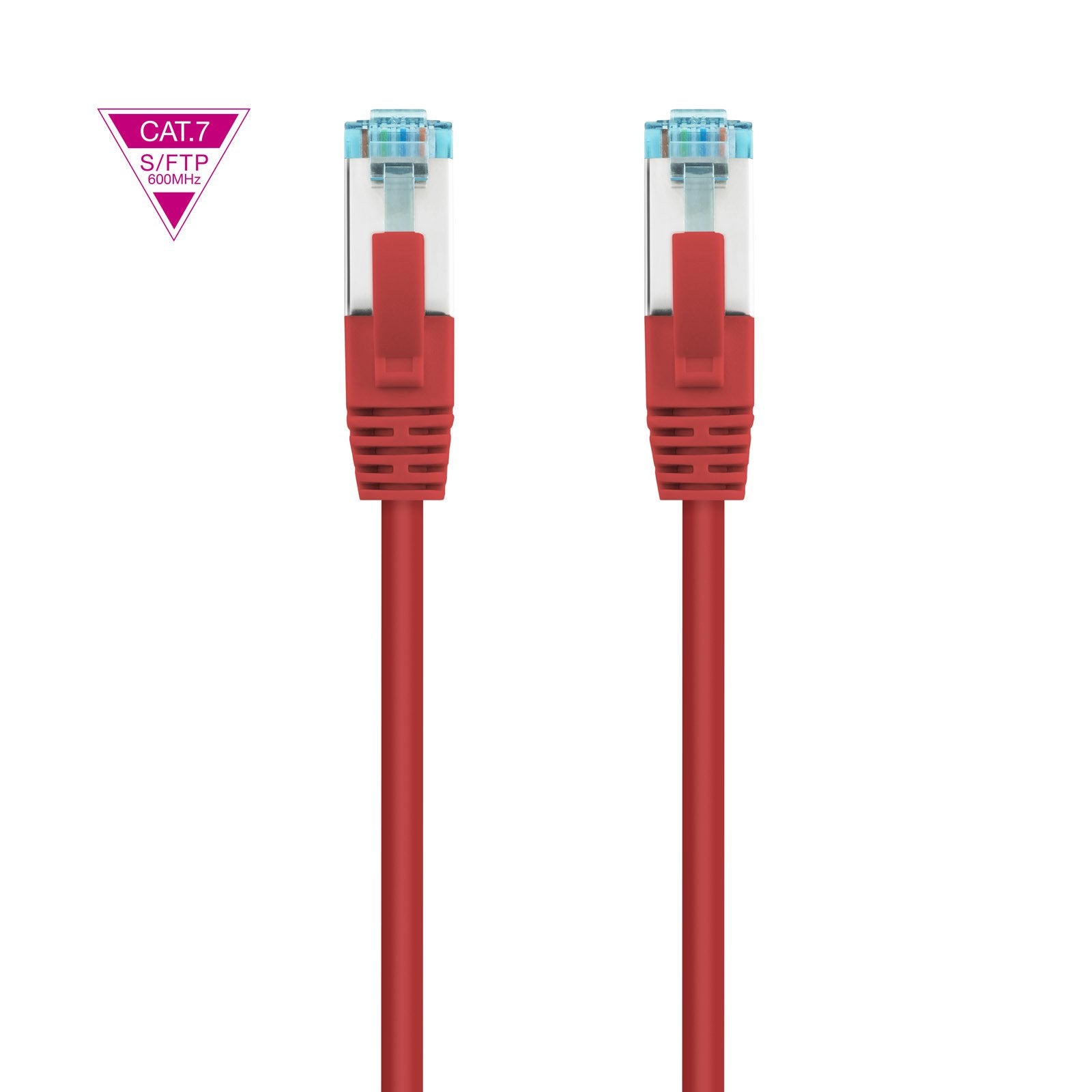 Nanocable Cable Red Cat.7 Lszh Sftp Pimf Awg26 25cm - Rojo