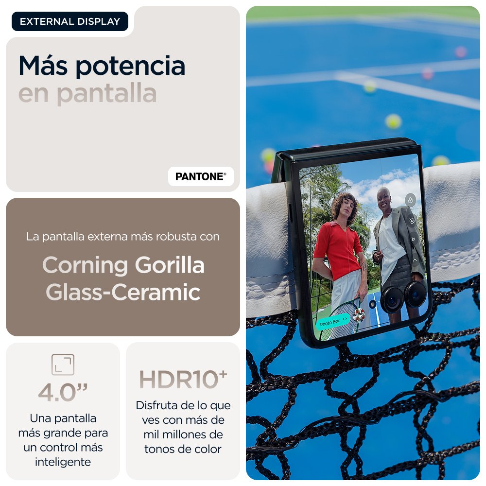 Smartphone Motorola Razr 60 Ultra 6.96" Sim Doble Android 15 5g Usb Tipo C 16 Gb 512 Gb 4700 Mah Madera
