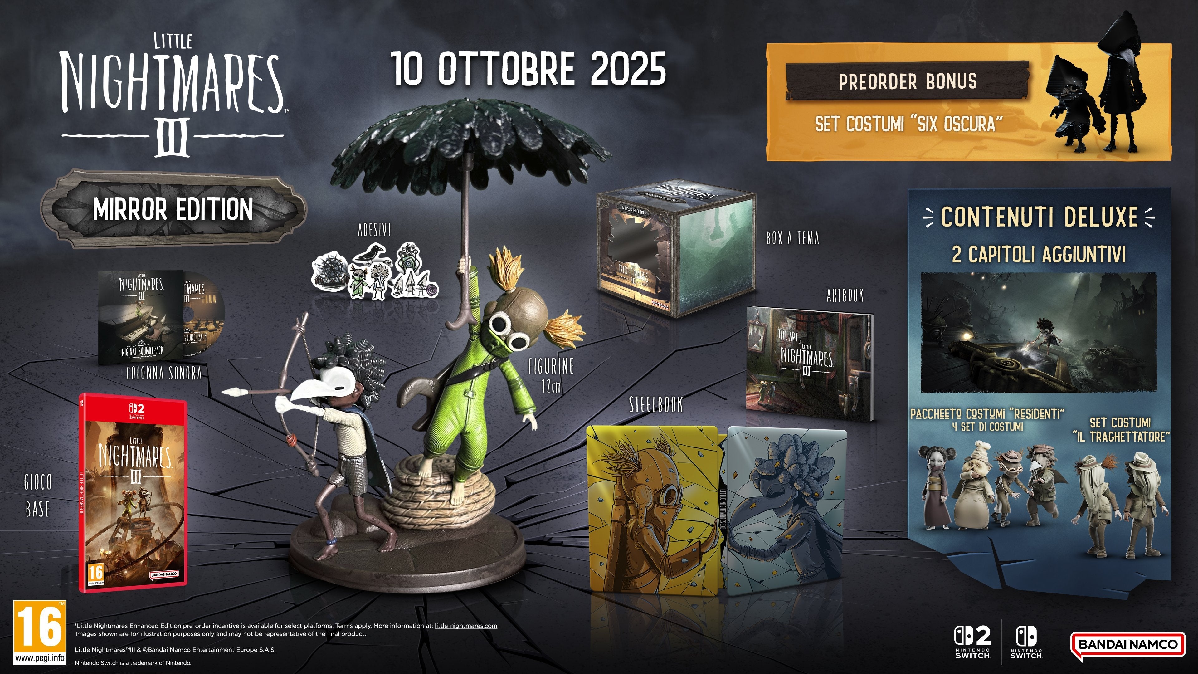 Juego Little Nightmares Iii Edición Coleccionista Mirror (Gkc) Switch 2