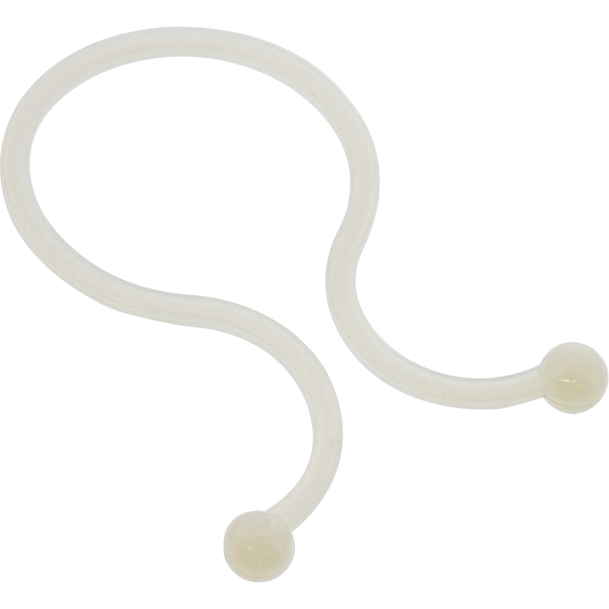 Inline® Cable Ties Twist Ties 14-17mm Blanco 100 Pcs.