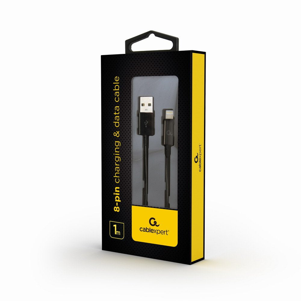 EAN 8716309087667 - Gembird CC-USB2-AMLM-1M cable de conector Lightning Negro imagen 3