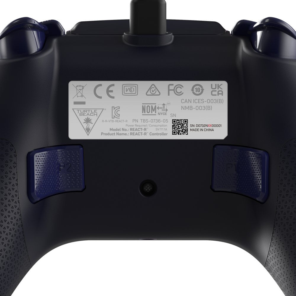 Turtle Beach React-R Negro, Púrpura Usb Gamepad Analógico/Digital Pc, Xbox One, Xbox Series S, Xbox Series X