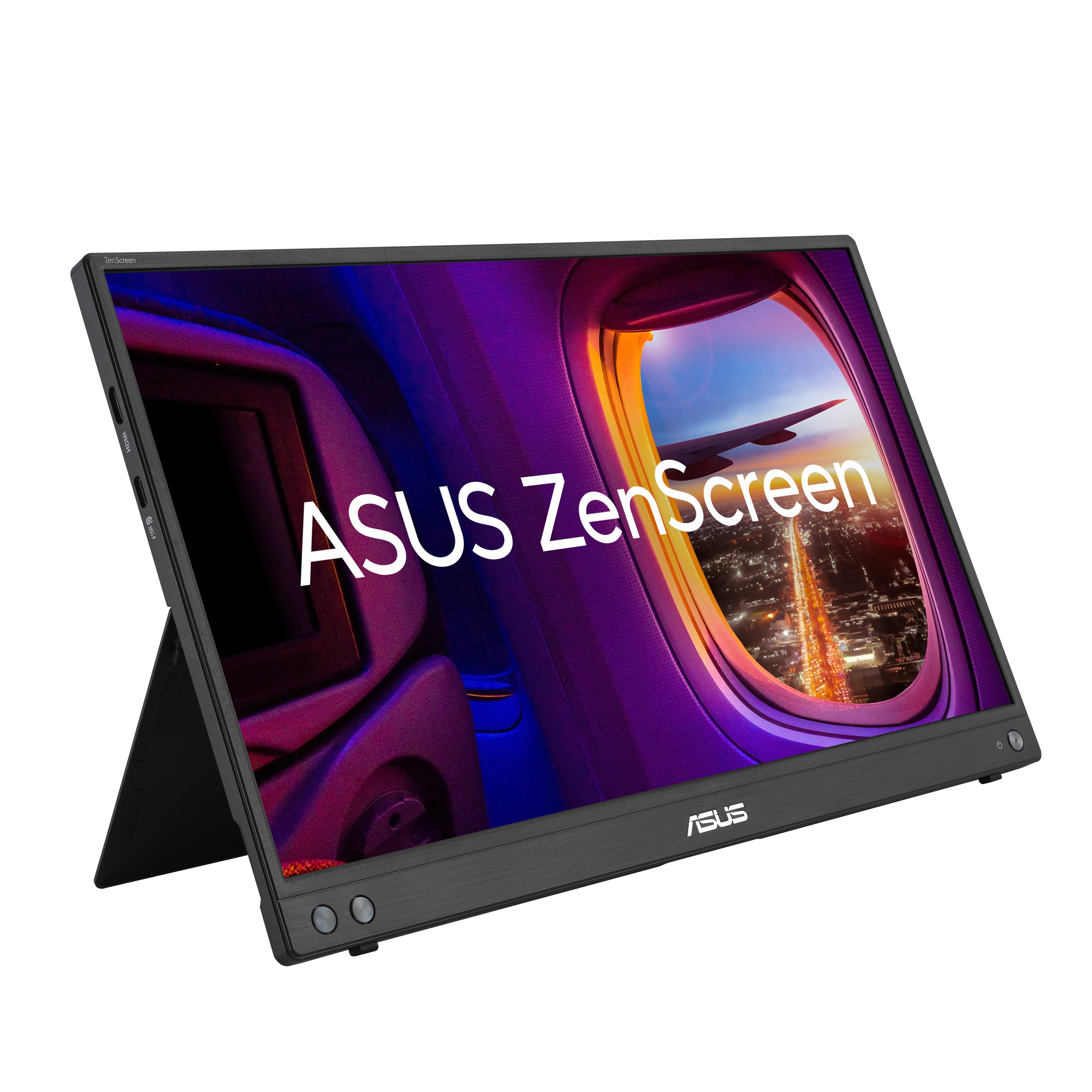 Monitor Asus Zenscreen Mb16ahv 15.6" Full Hd Ips Hdmi Usb Tipo C Azul Light Filter Anti Glare Surfac