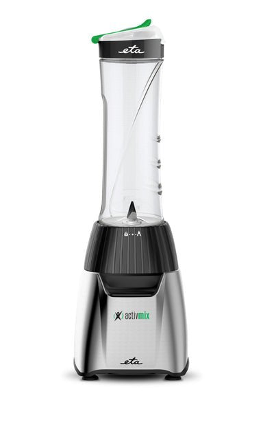 Batidora Eta Activmix Team Eta110390000 Sobremesa, 350 W, Material Jarra Vidrio, Capacidad Jarra 0,6 L, Picadora De Hielo, Acero Inoxidable Negro