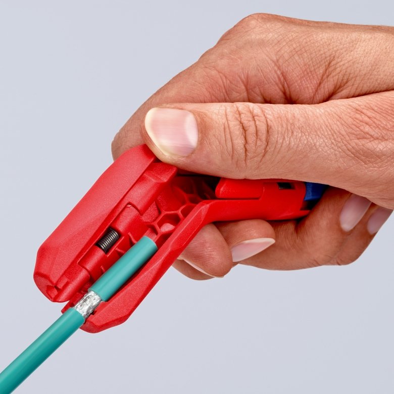 Knipex Ergostrip Pelacable Azul, Rojo
