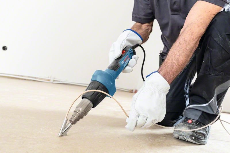 Pistola De Aire Caliente Bosch Professional Ghg 20-60 Professional Azul/Negro, 2.000 Vatios 06012a6400