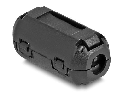 Delock 80943 Núcleo De Ferrita / Anillo De Ferrita Para Cable Redondo 3,5 Mm 2 Piezas Negro