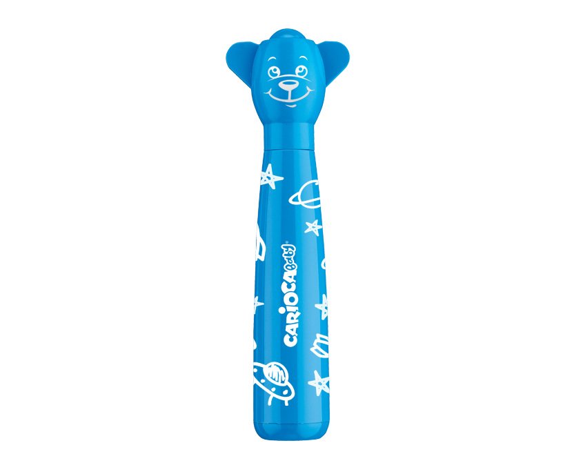 Carioca Baby Teddy Pack De 6 Rotuladores - Super Seguros - Forma Ergonomica - Tinta Superlavable - Dermatologicamente