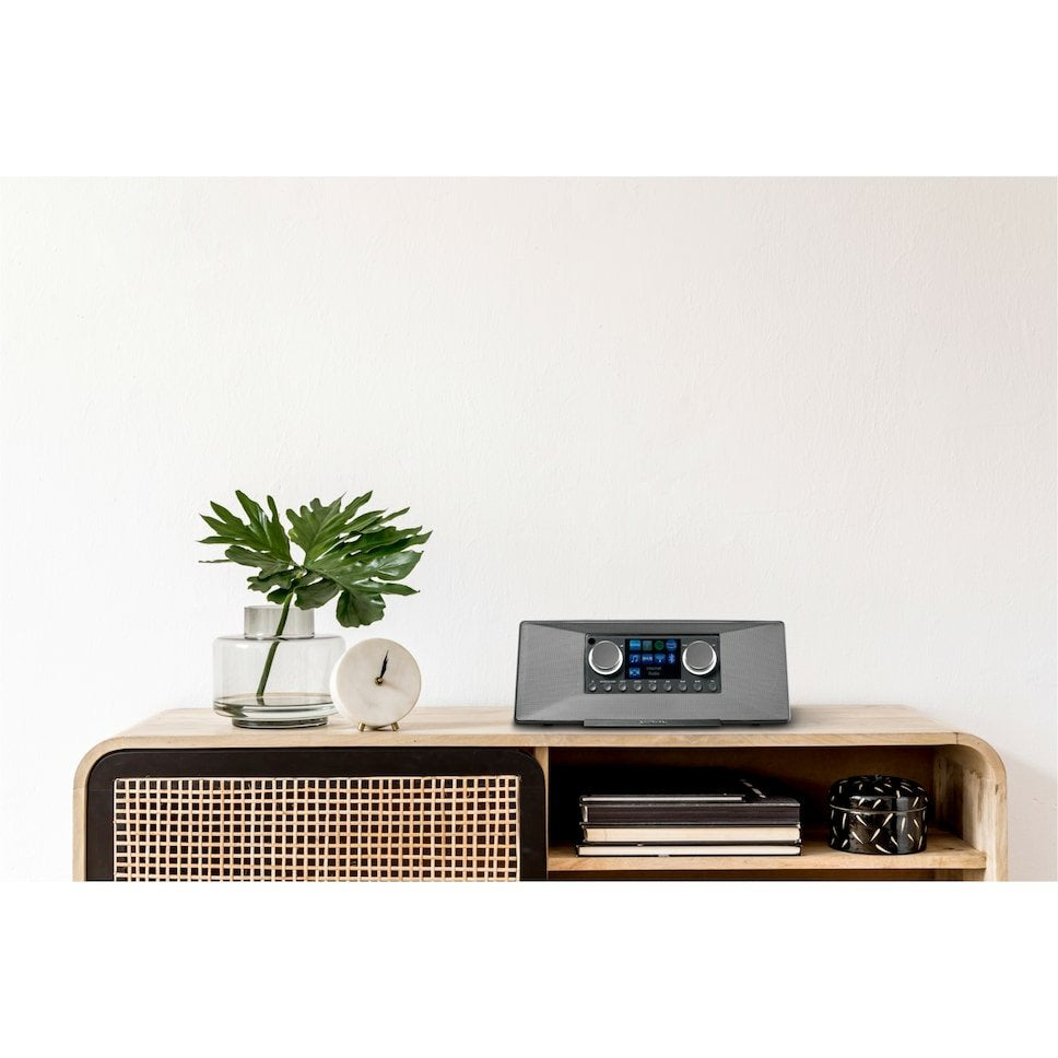 Medion Md 89289 Stereo Internetradio Grau