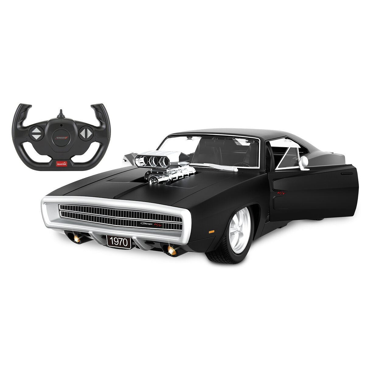 Jamara Dodge Charger R T 1970 1:16 Negro