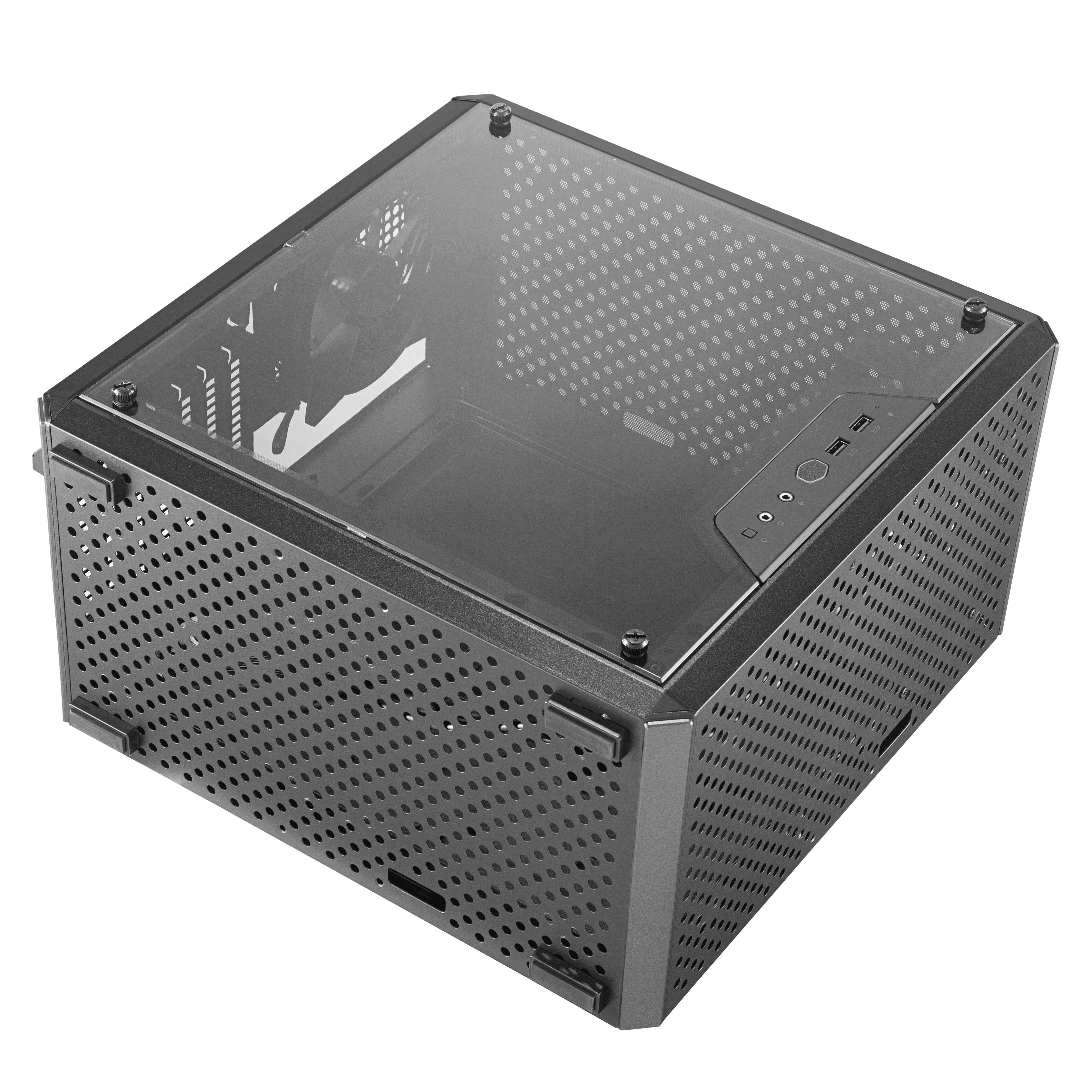 Caja Pc Cooler Master Masterbox Q500l (Black/Tempered Glas)