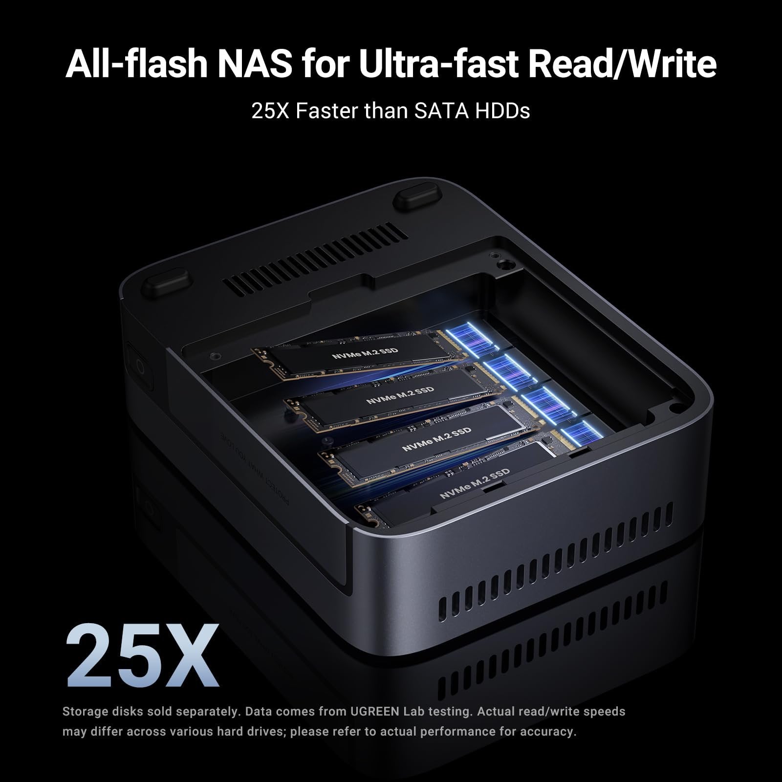 EAN 6941876267484 - Ugreen DXP480T Plus NAS Escritorio Intel® Core™ i5 8 GB DDR5 Gris imagen 12