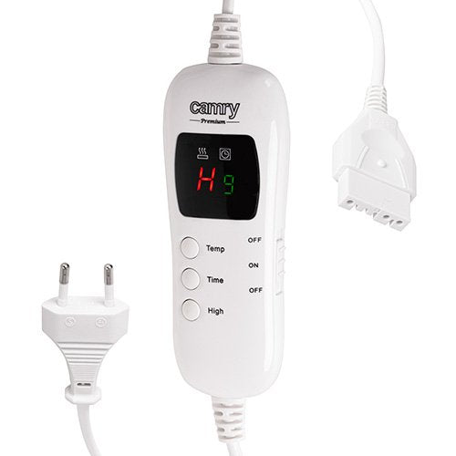 Manta Eléctrica Camry Cr 7434 Con Temporizador, Polar Coral De Doble Cara Súper Suave, 160x180cm