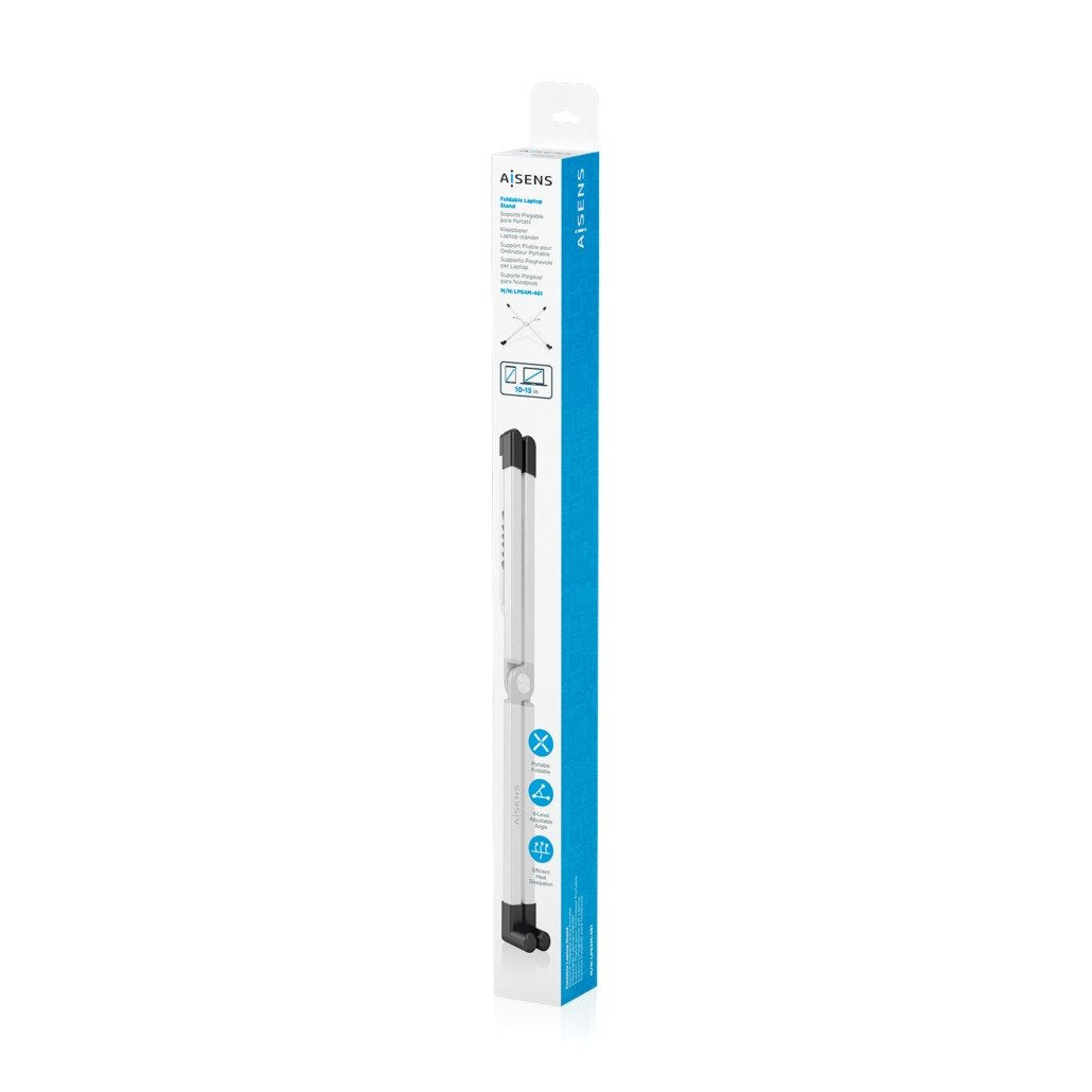 EAN 8435739905258 - AISENS LPS4M-461 soporte para ordenador portátil Soporte para ordenador portátil y tableta Plata 38,1 cm  imagen 8