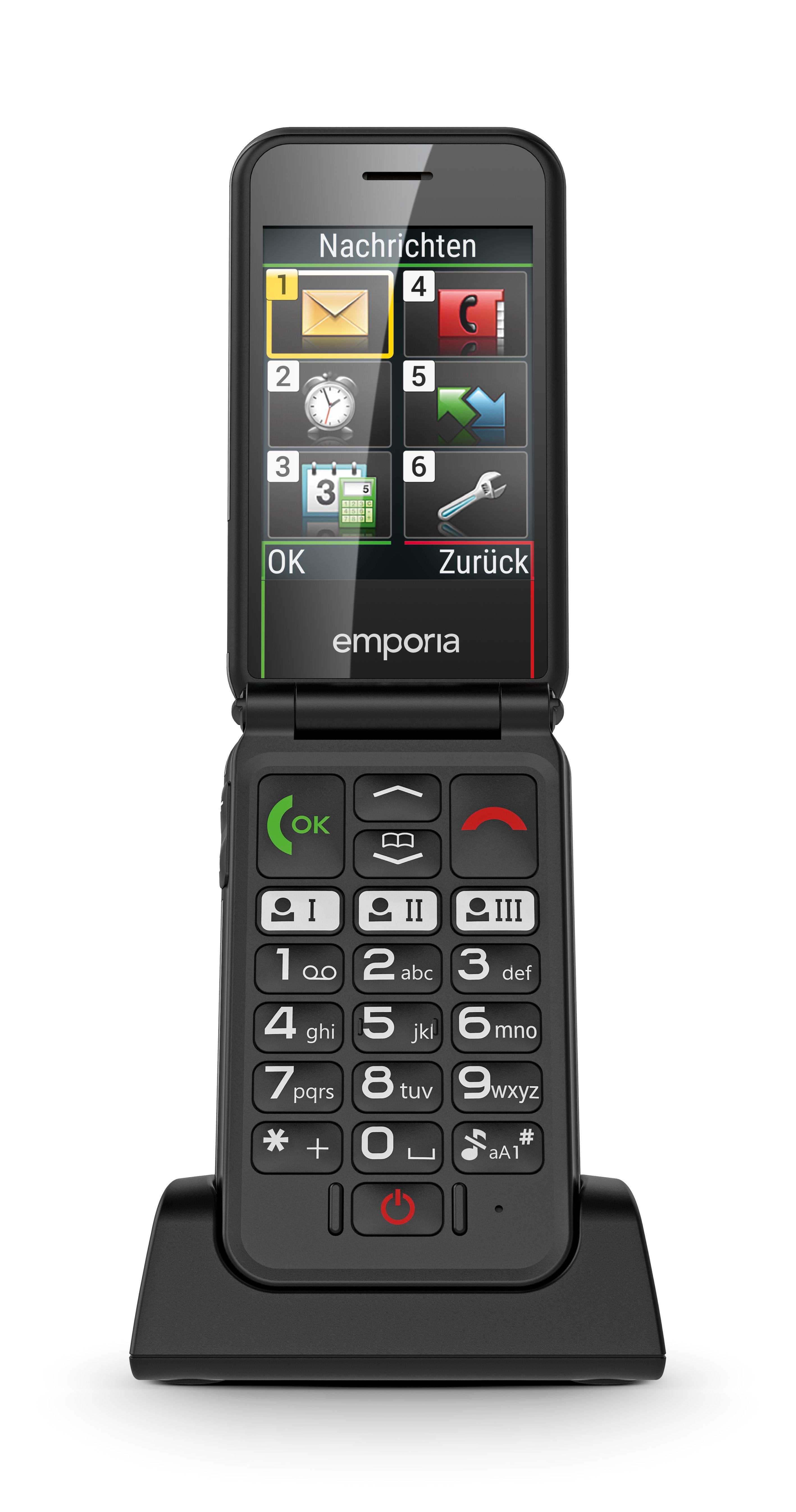 Emporia Emporiasimplicityglam Negro (V3), 2g, Grosstastenklapphandy
