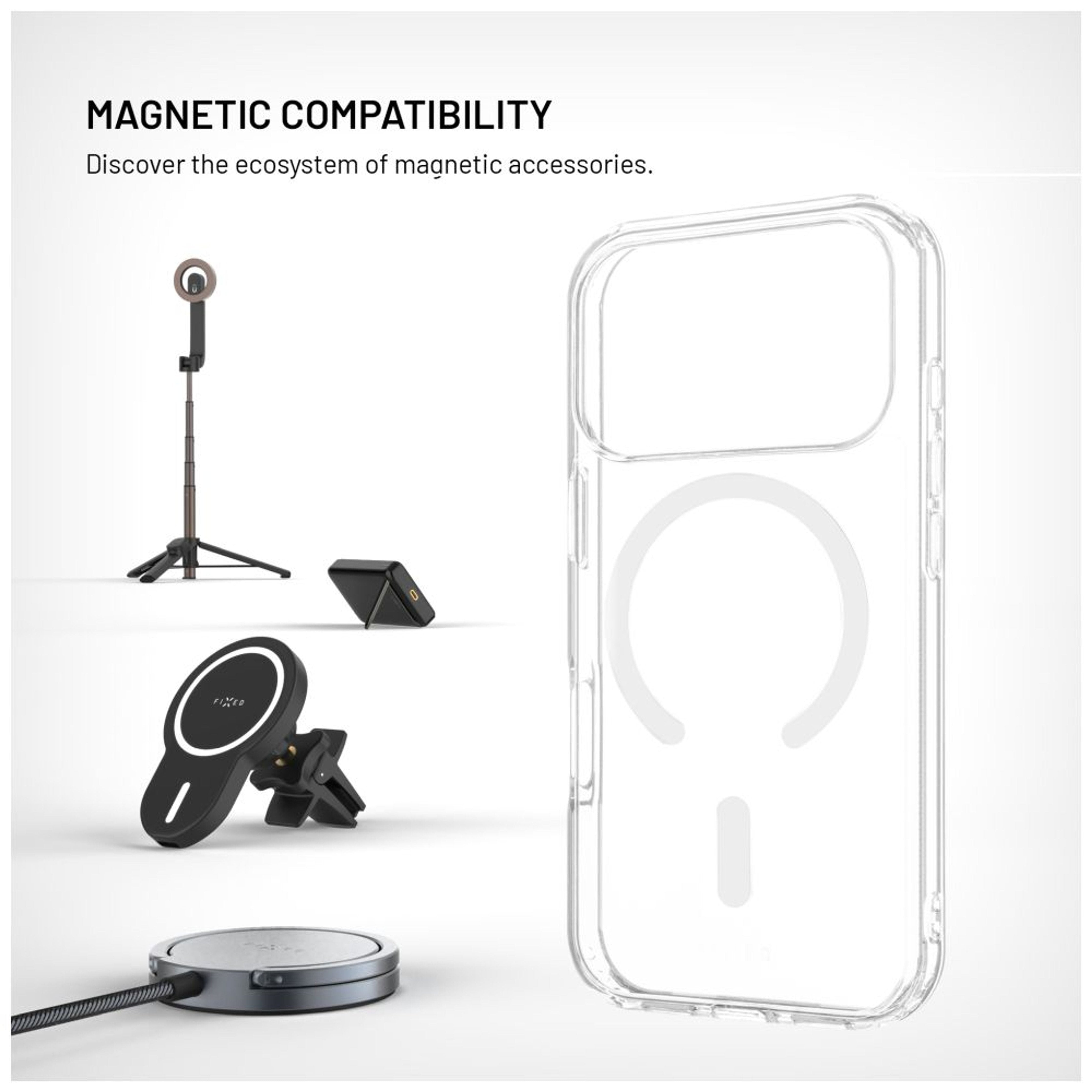 EAN 8591680187157 - FIXED MagPure funda para teléfono móvil 16 cm (6.3") Transparente imagen 3