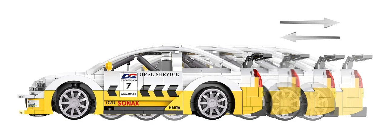 Jamara Opel Amra V8 Coupe 1:20 Bricks Blanco 6+