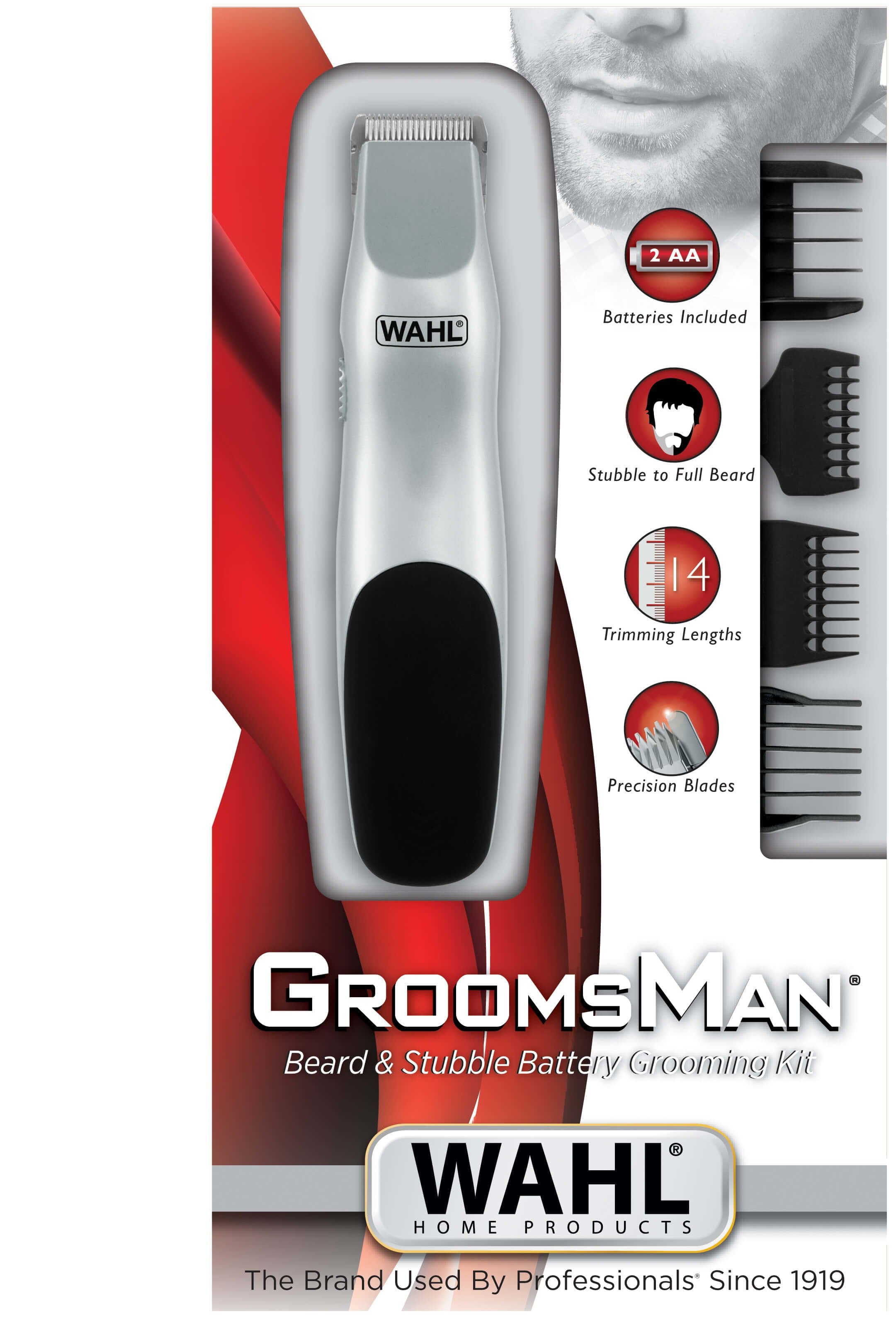 EAN 5037127004401 - Wahl Groomsman Batería 6 1,2 cm Negro, Plata imagen 3