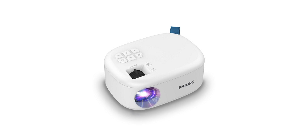 Proyector Doméstico Philips Neopix 113, 1280x720, 100lm, 16:9, 3000:1, Blanco