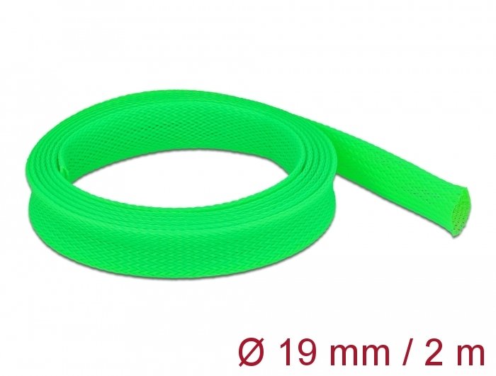 Geflechtschlauch Dehnbar 2 M X 19 Mm Grün