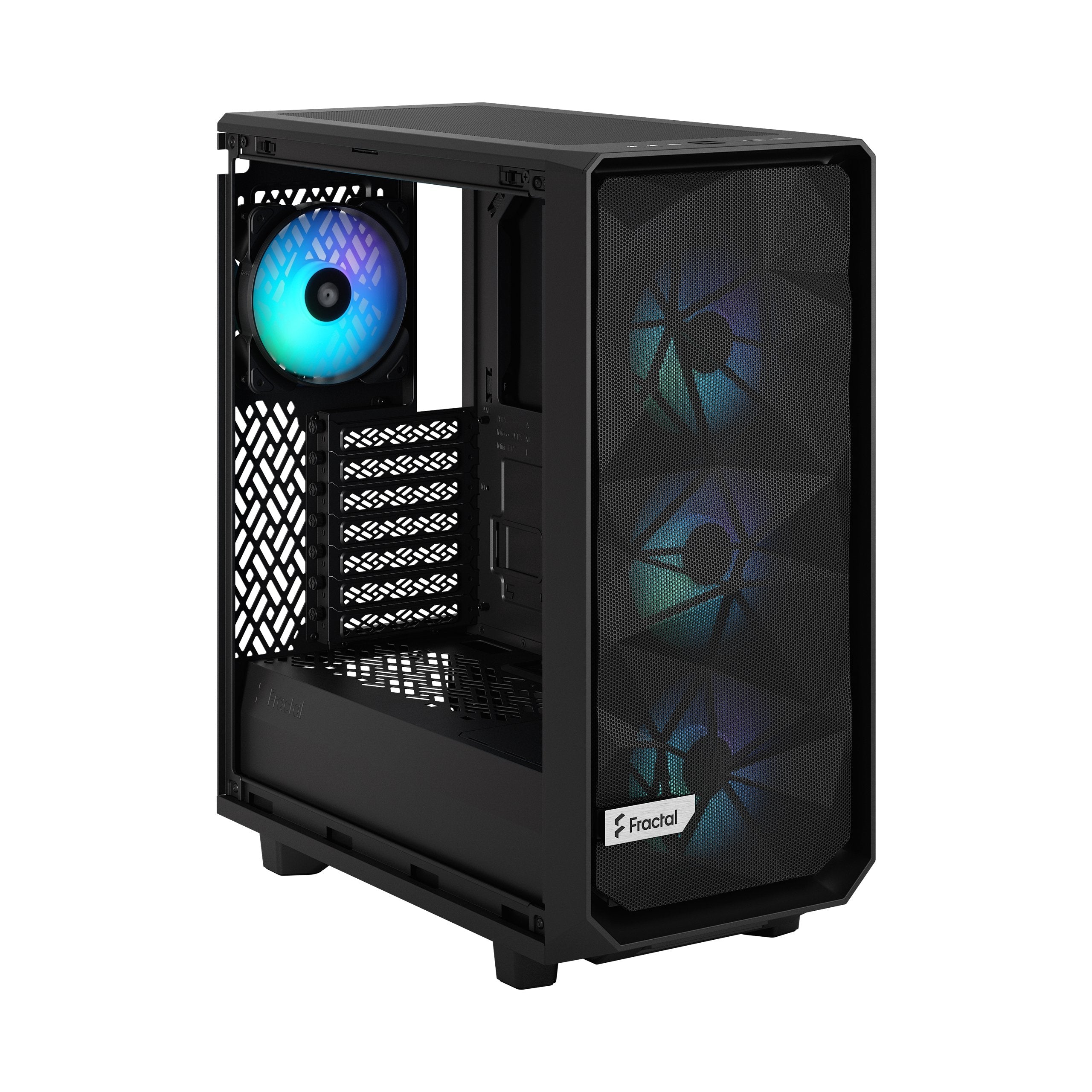 Caja Pc Fractal Design Meshify 2 Compact Rgb Negro Tg Light Tint, Tower-Gehäuse Fd-C-Mes2c-06