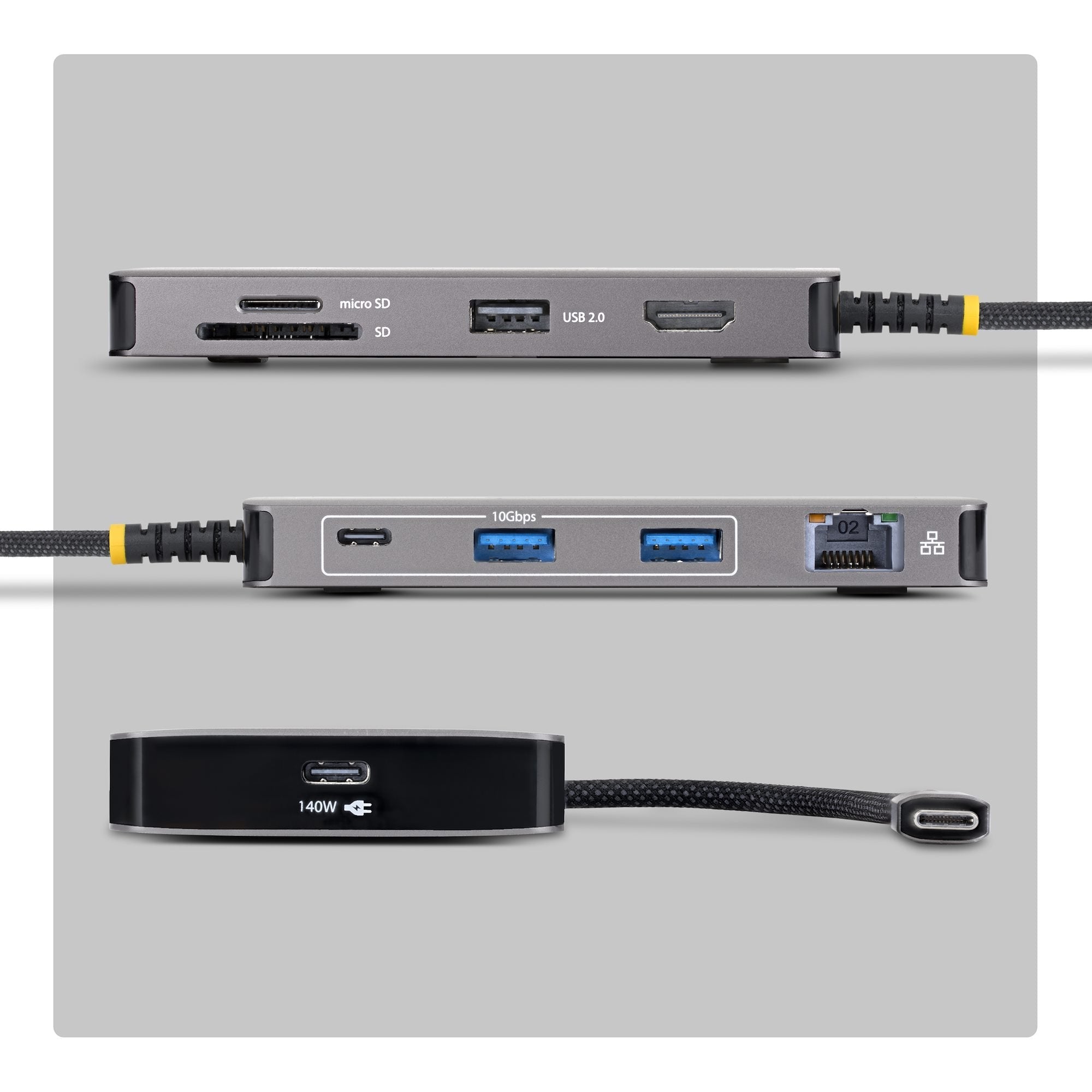 Adaptador Multipuertos Usb-C Cabl