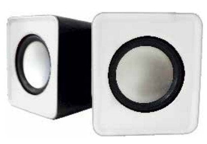 Approx Mini Altavoces  Appspx1w 2.0  Alimentacion Usb  40hz 2khz  Potencia 5w Rms Blanco