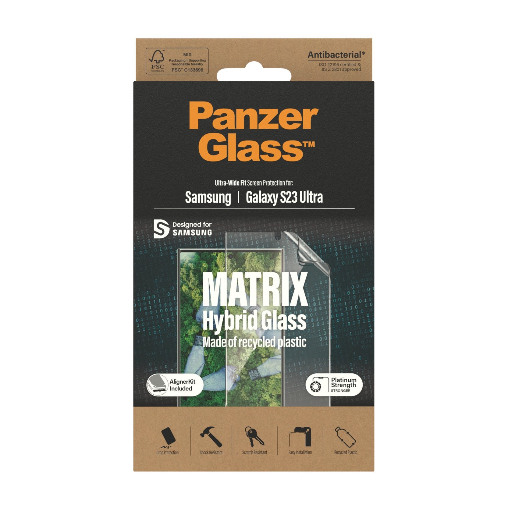 Panzerglass Samsung Galaxy  S23 Ultra Ultra 2023 Uwf Pet Ab Wa Protector De Pantalla 1 Pieza[S]
