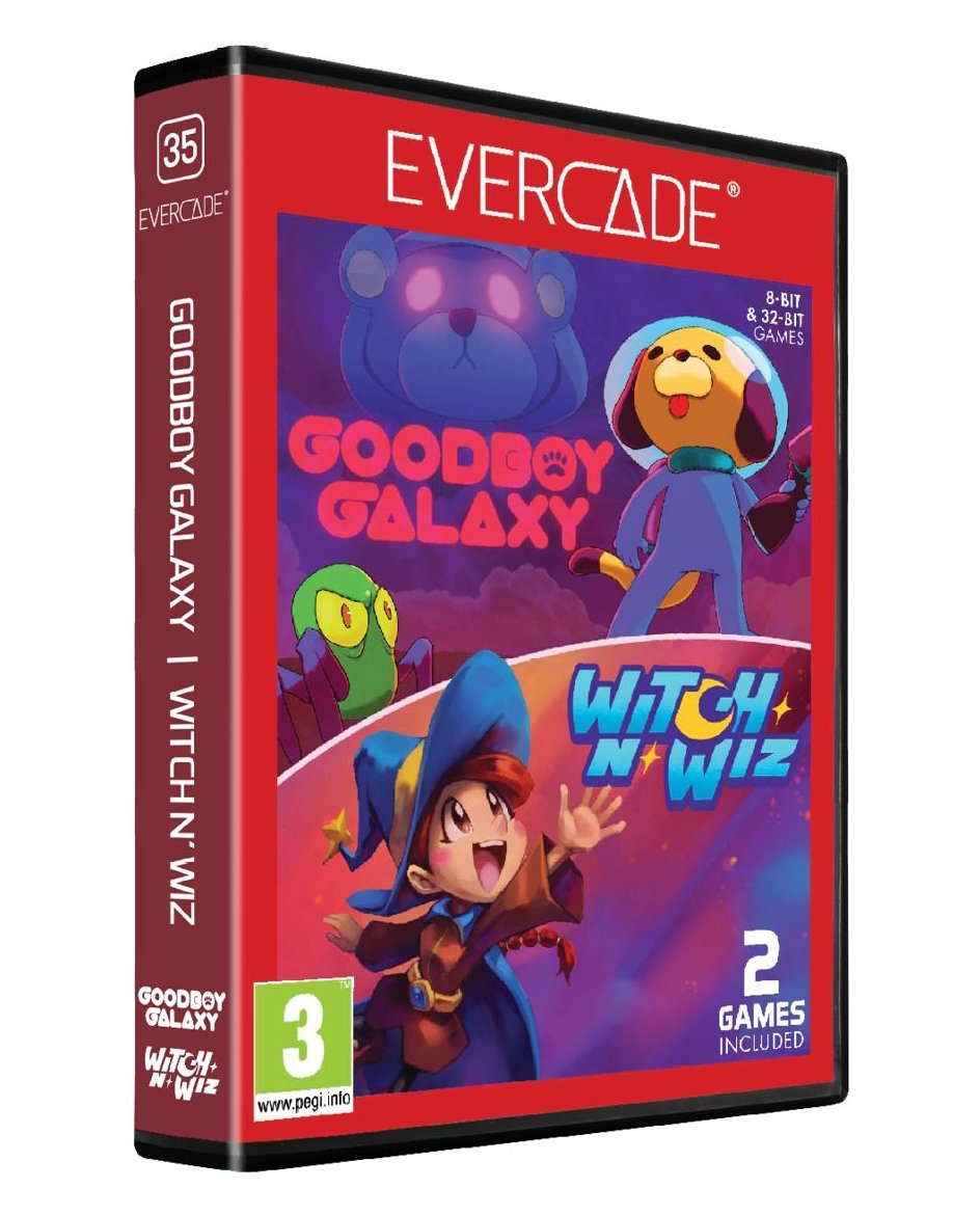EAN 5060990240362 - Blaze EVERCADE - Goodboy Galaxy/Witch n' Wiz imagen 2