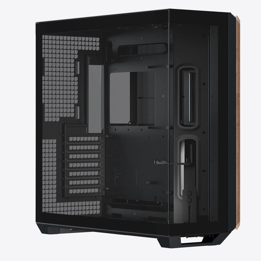 EAN 4711099479559 - APNX V1-W-BK-v1 Midi Tower Negro, Madera imagen 5