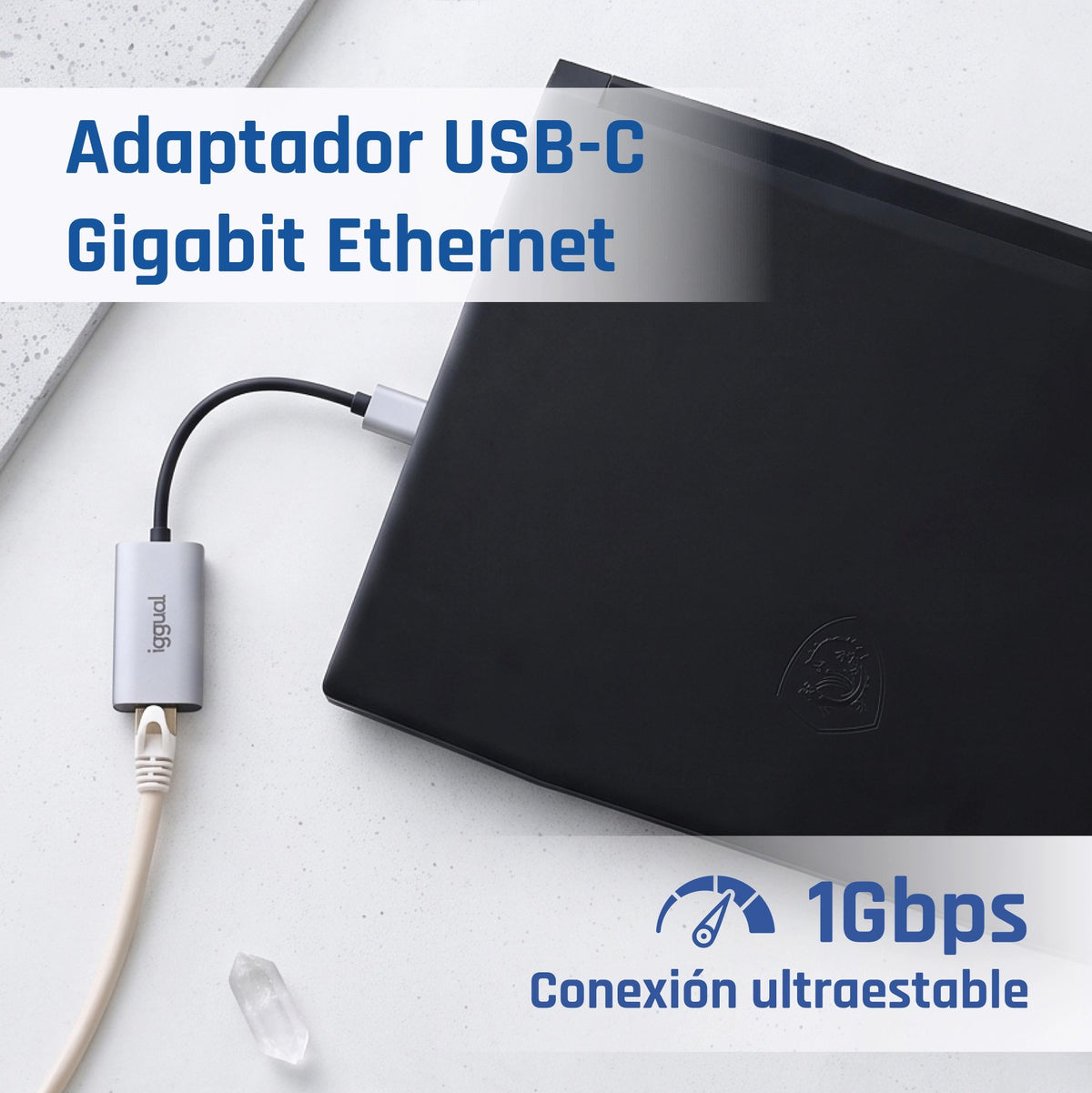 EAN 8435364318447 - iggual IGG318447 adaptador y tarjeta de red Ethernet 1000 Mbit/s imagen 3