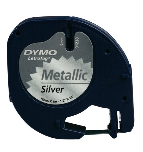 EAN 5411313912082 - DYMO S0721730 cinta para impresora de etiquetas Negro sobre metálico imagen 1