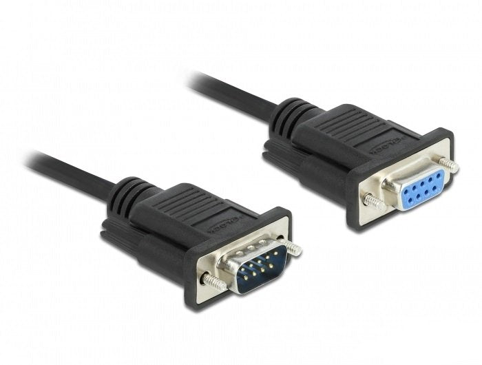 Delock Cable Rs-232 Sub-D9 Macho A Hembra Nullmodem 2 M