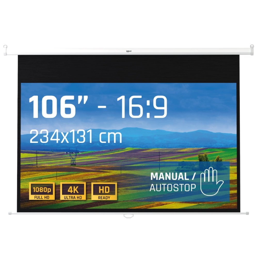 EAN 8435364319284 - iggual PSIMS234 pantalla de proyección 2,69 m (106") imagen 1