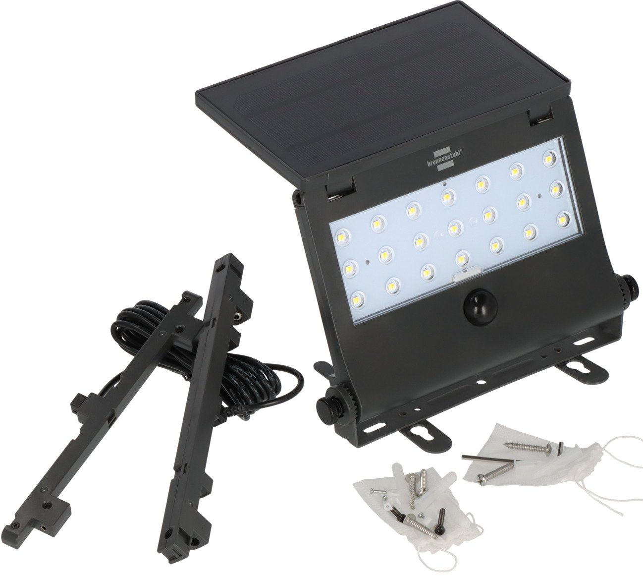 Aplique Solar Led De Pared Brennenstuhl Sol 1000 Pad