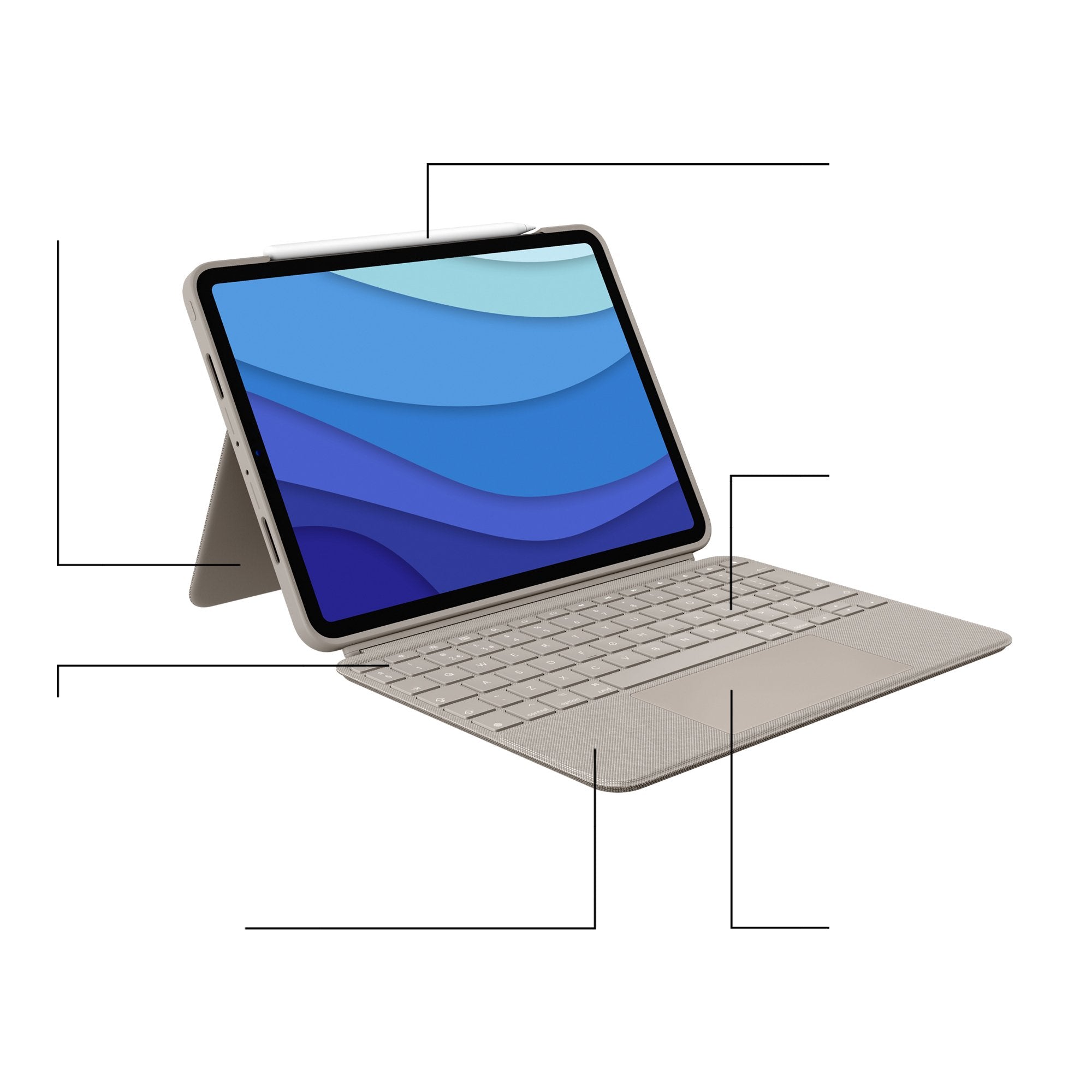 EAN 5099206095434 - Logitech 920-010167 teclado para móvil QWERTZ Suizo Smart Connector Arena imagen 17